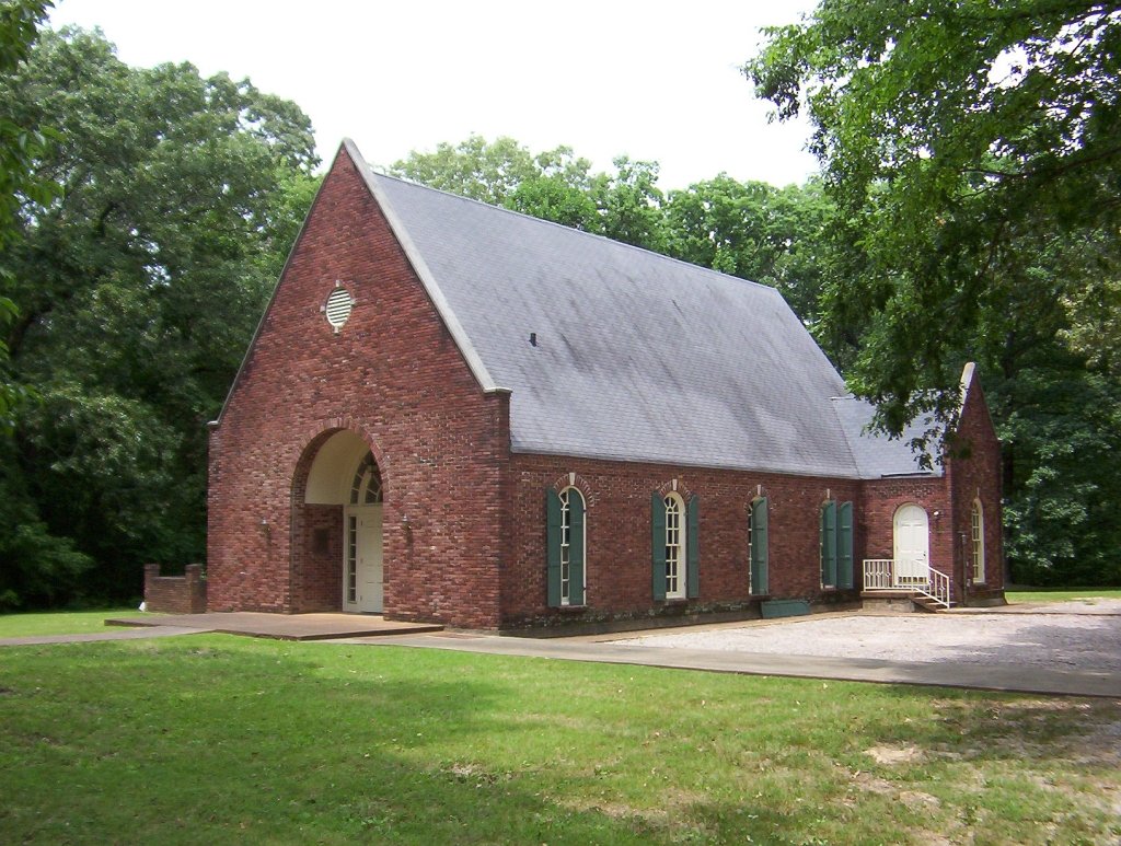 Brunswick, TN - File:Pleasant Hill Cemetery Brunswick TN 6 John Burlin Griffin Memorial  Chapel.
